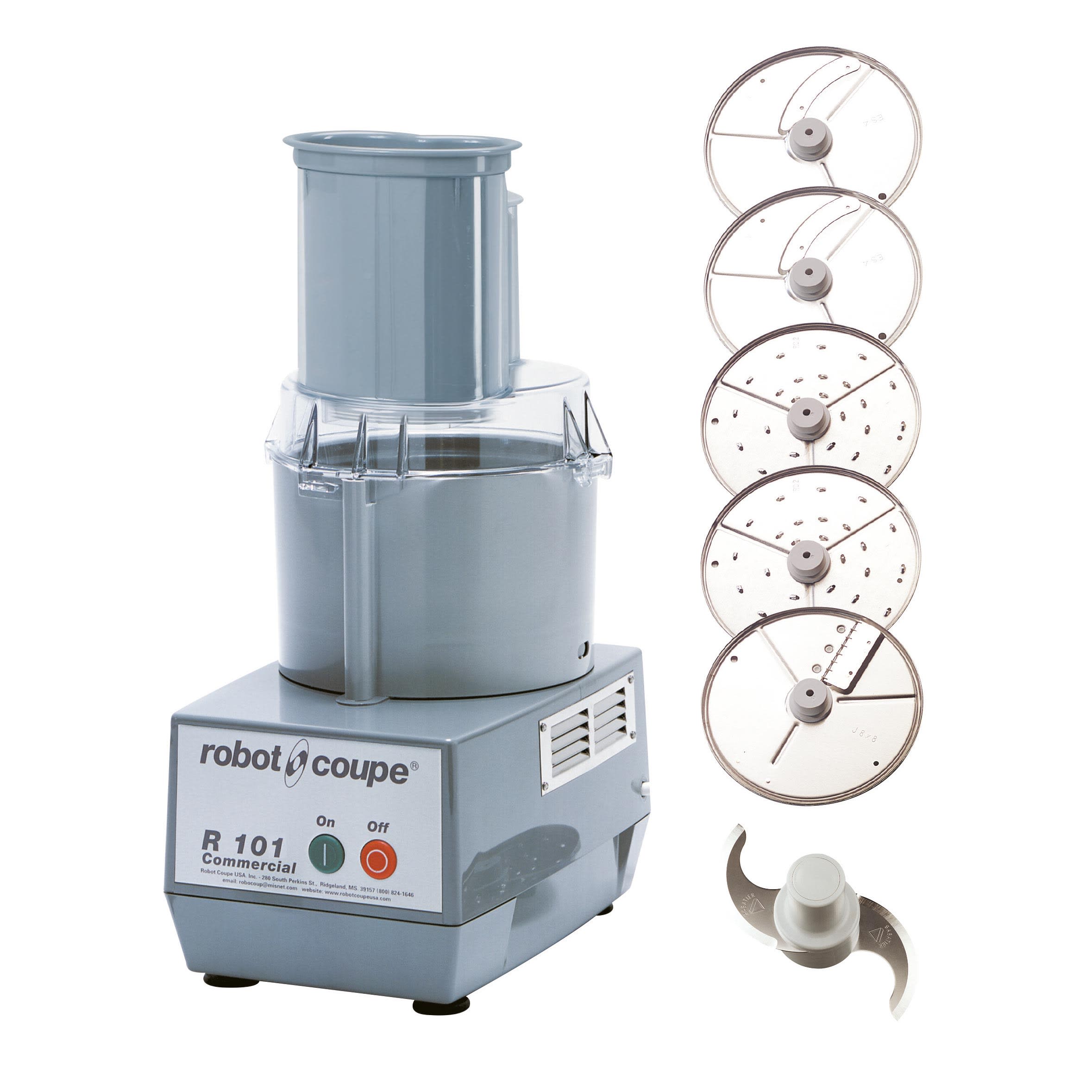 Robot Coupe R101P Food Processor, Benchtop / Countertop, Stainless Steel, 11.0(W)