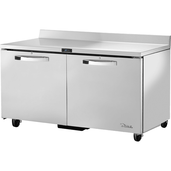 True TWT-60-HC~SPEC3 60" Refrigerated Counter, Work Top, Silver