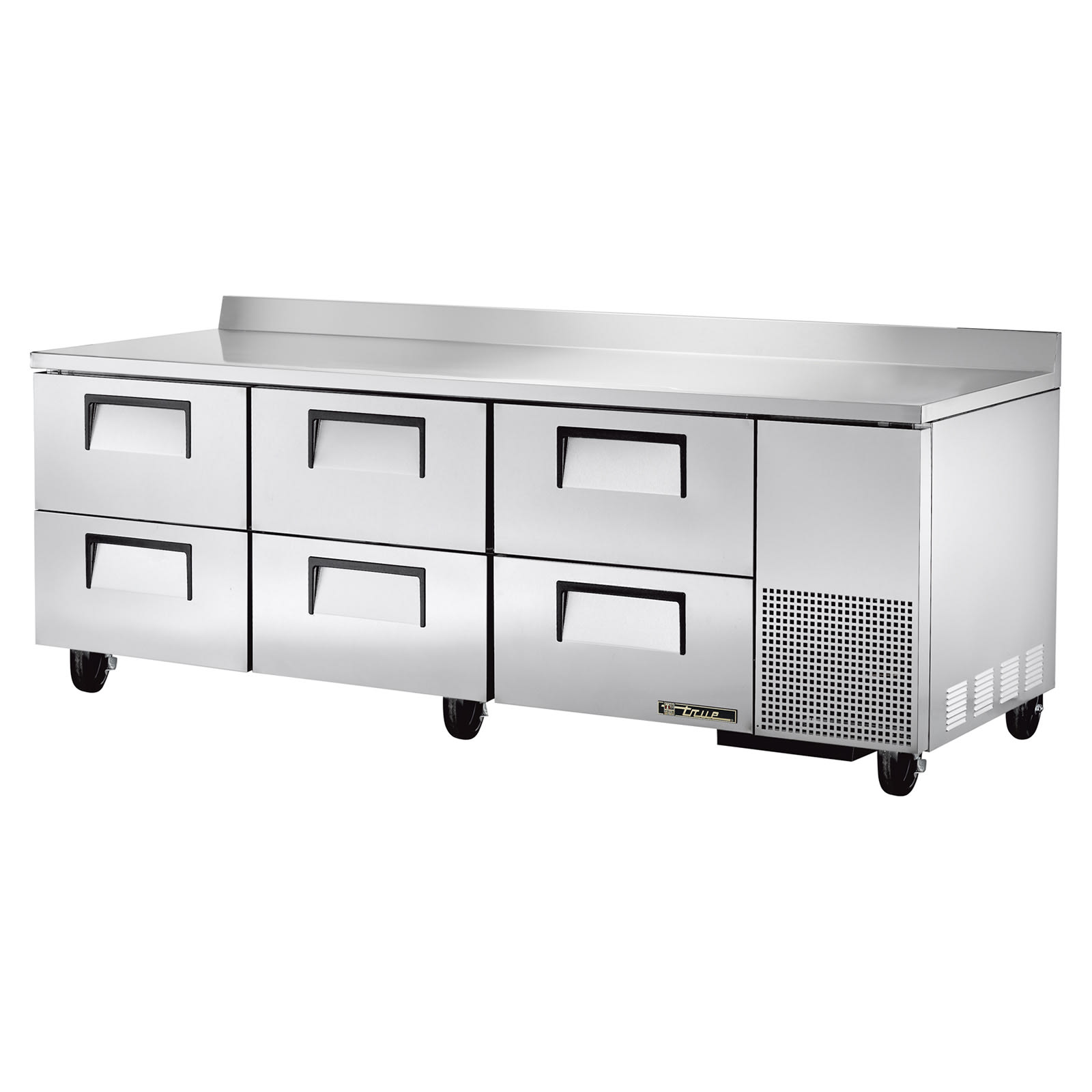 True TWT-93D-6-HC 93" Six Drawer Worktop Refrigerator