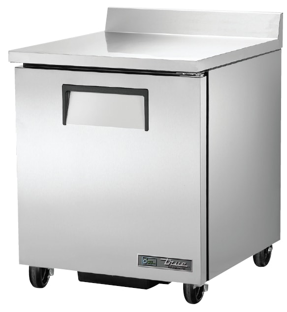 True TWT-27-HC 1-Section, 27 5/8" One Solid Door Worktop Refrigerator