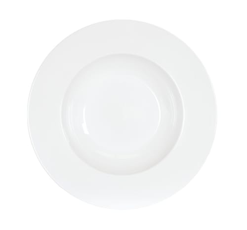 Cal-Mil 22461-12-15 Classic Rim 24 oz. White Round Melamine Bowl