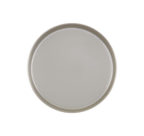 Cal-Mil 22017-8-102 Hudson 8" Ash Raise Rim Round Melamine Plate