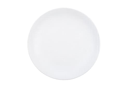Cal-Mil 22328-9-15 Sedona 9" Textured White  Round Melamine Plate
