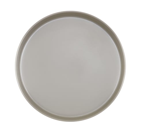 Cal-Mil 22017-12-102 Hudson 12" Ash Raise Rim Round Melamine Plate