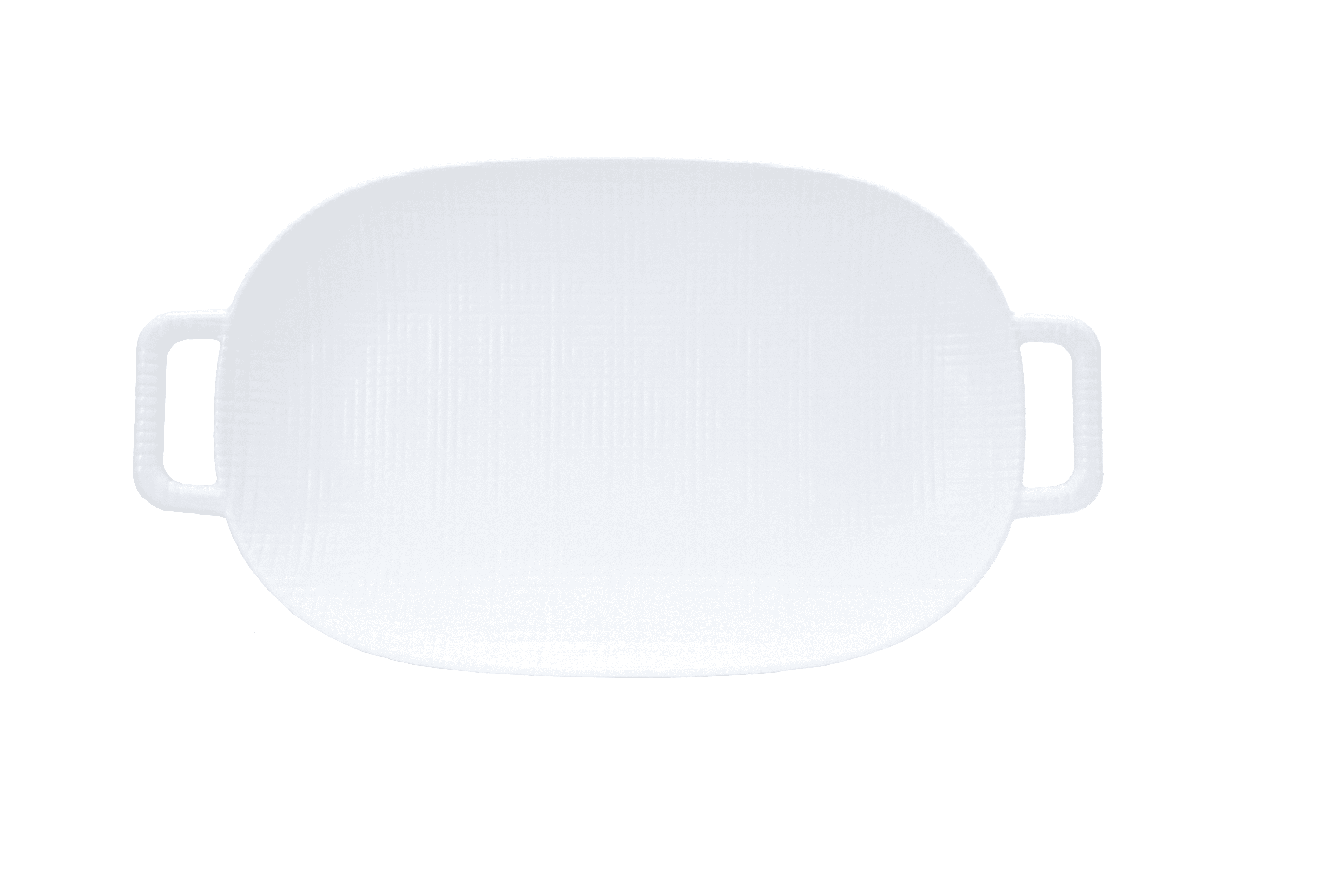 Cal-Mil 22161-15 Sedona 21" White Oval Melamine Platter