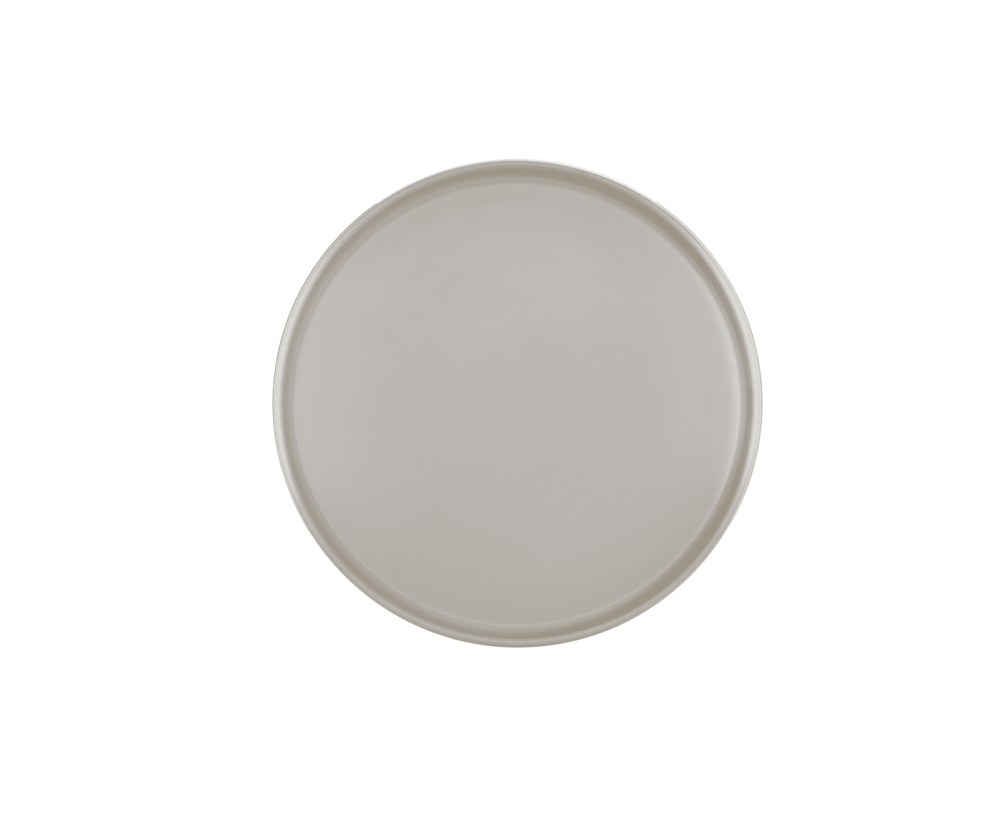 Cal-Mil 22026-8-102 Hudson 8 1/4" Ash Low Rim Round Melamine Plate