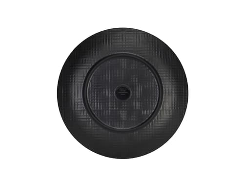 Cal-Mil 22328-7-13 Sedona 7" Textured Black   Round Melamine Plate