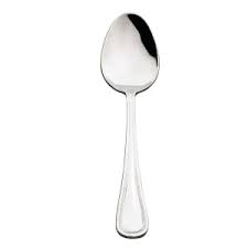 Libbey 963 002 Elexa 8 1/8" 18/0 Stainless Steel Heavy Weight Dessert Spoon - 36/Case