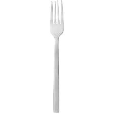 Libbey 663 030 Elexa Satin 7" 18/0 Stainless Steel Heavy Weight Utility / Dessert Fork - 36/Case