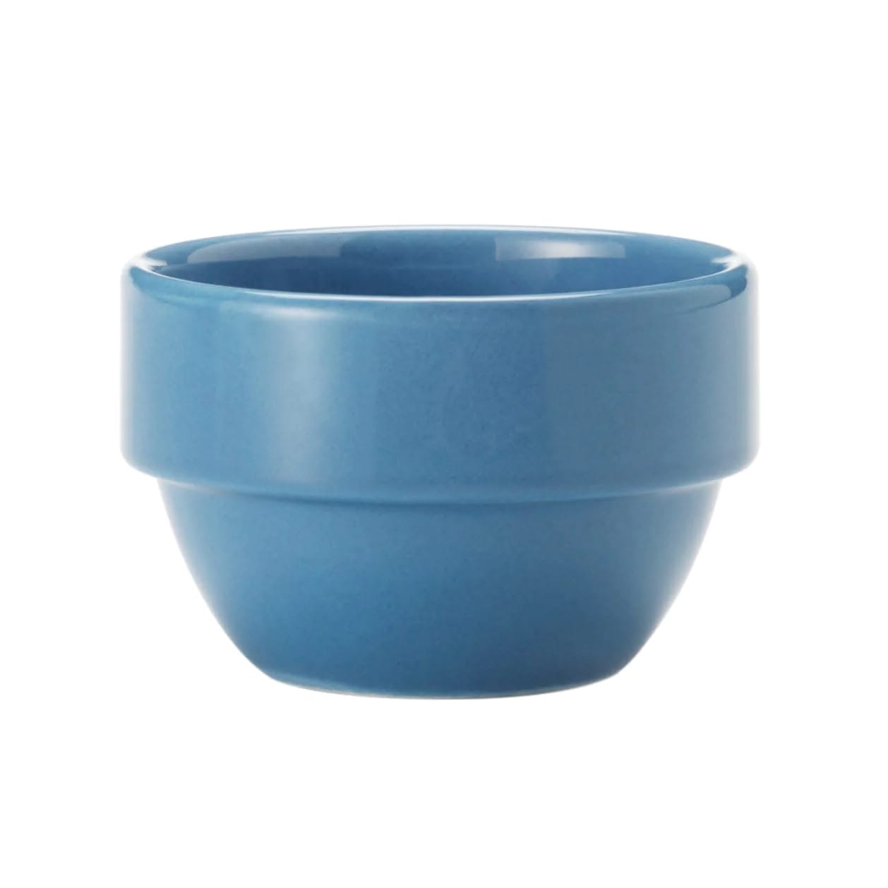 Libbey 903043370 Cantina 8 oz. Blueberry Uncarved Stackable Porcelain Bouillon - 36/Case