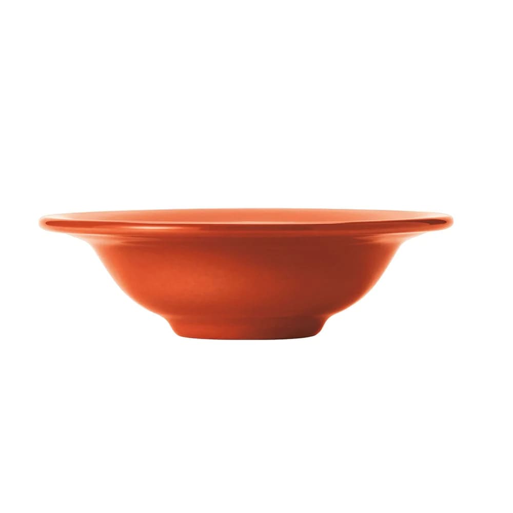 Libbey 903045919 Cantina 12 oz. Cayenne Uncarved Porcelain Grapefruit Bowl - 12/Case