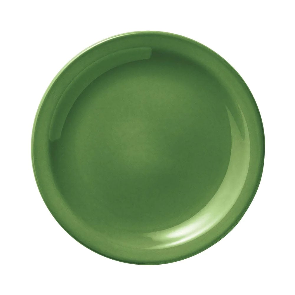 Libbey 903046909 Cantina 6 1/4" Sage Uncarved Porcelain Plate - 12/Case