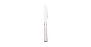 Libbey 977 554 Slate 6 7/8" 18/0 Stainless Steel Heavy Weight Solid Handle Bread and Butter Knife with Plain Blade - 36/Case