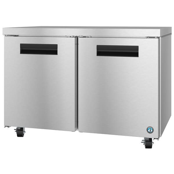 Outlet Hoshizaki UR48B, Refrigerator, Two Section Undercounter, Stainless Doors