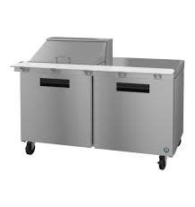 Outlet Hoshizaki SR60B-12M, Refrigerator, Two Section Mega Top Prep Table, Stainless Doors