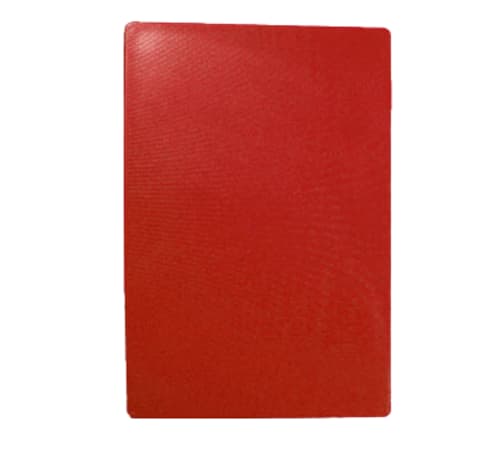 TableCraft CB1218RA Cash & Carry Cutting Board Red Polyethylene 18" x 12" x 0.50"