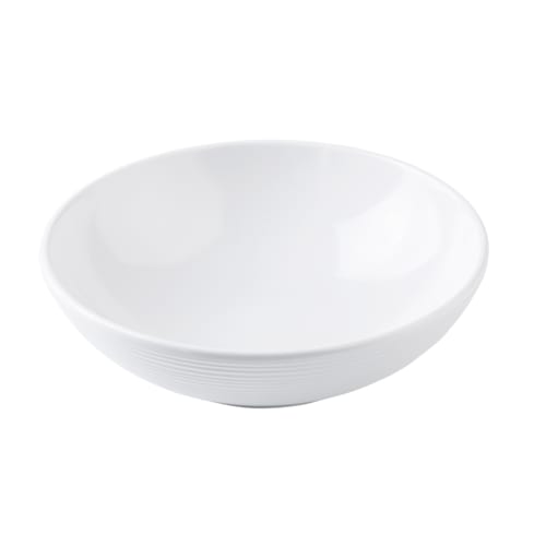 TableCraft 11149 Pulito Collection Round Coupe Bowl White Melamine  24 Oz