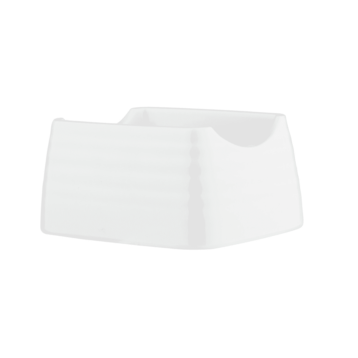 TableCraft 10415 Pulito Collection Sugar Packet Holder White Melamine  5 Oz