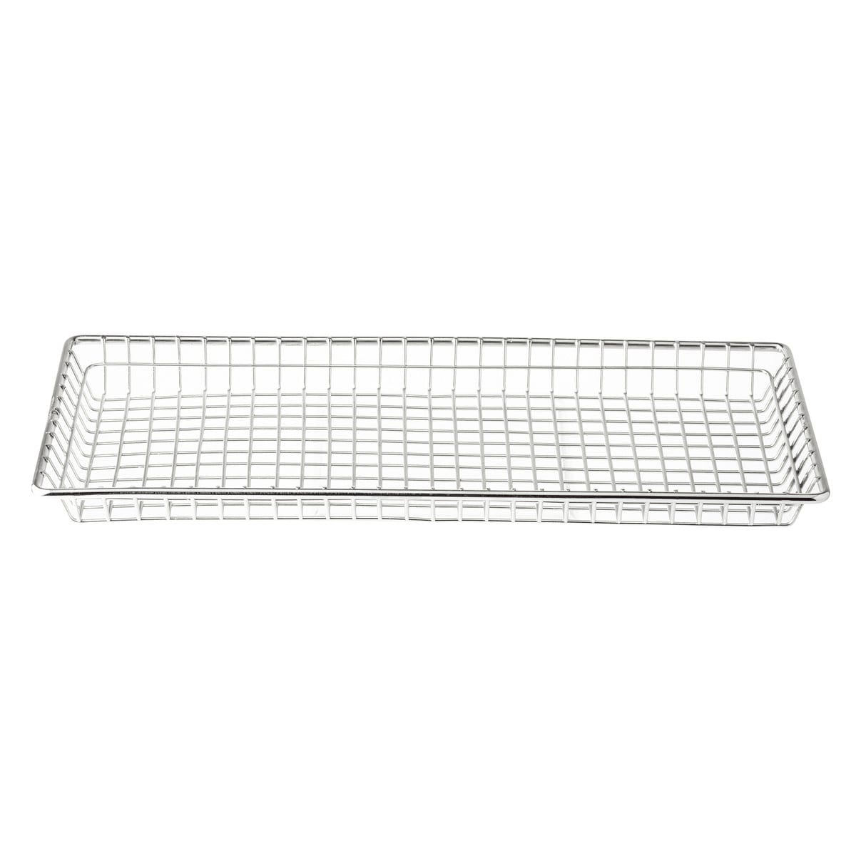TableCraft 10523 Rectangular Wire Serving Basket Stainless Steel 14.25" x 6.62" x 1.12"