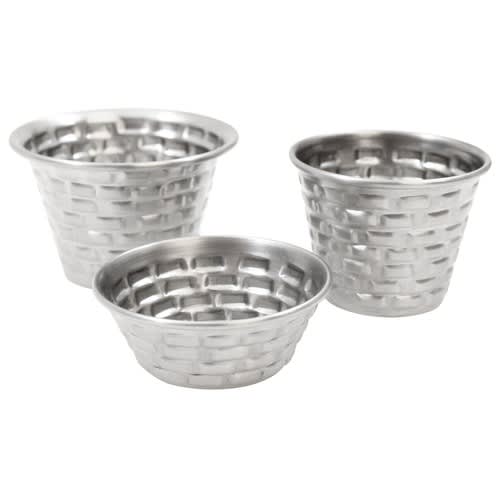 TableCraft GRSS3 Brickhouse Collection Round Ramekin Stainless Steel  3 Oz