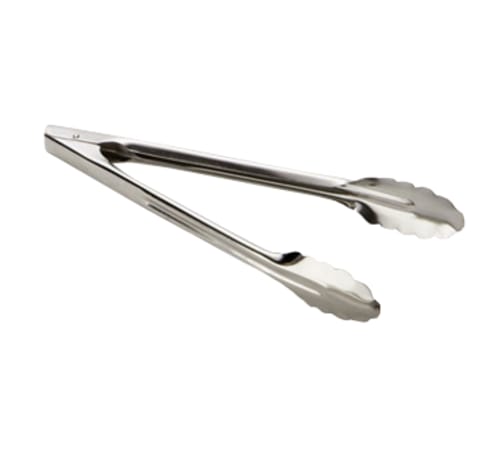 TableCraft 2712 Tongs Stainless Steel 4" x 1.38" x 12"