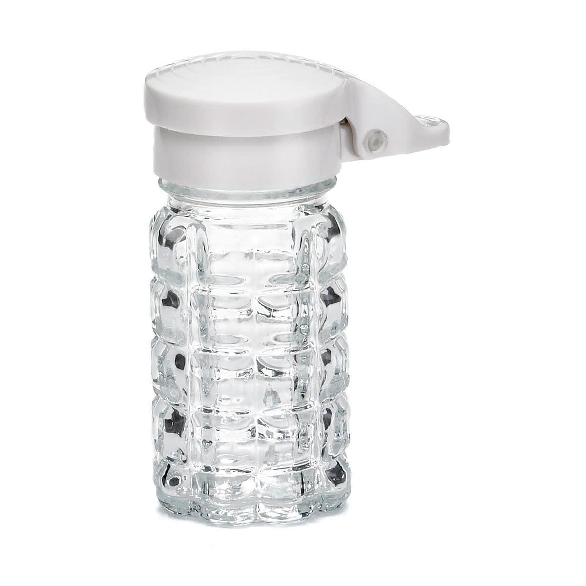 TableCraft 163MPW Nostalgia Collection Salt & Pepper Shakers White Glass  1.5 Oz