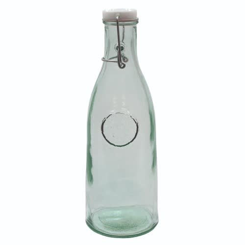 TableCraft 6621 Resealable Bottle Glass (Recycled Green Tint Glass) 33 Oz