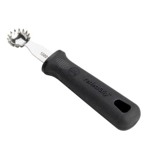 TableCraft 10991 Cash & Carry PerfectGrip Tomato Stem Corer Stainless Steel 1.12" x 1" x 6.25"