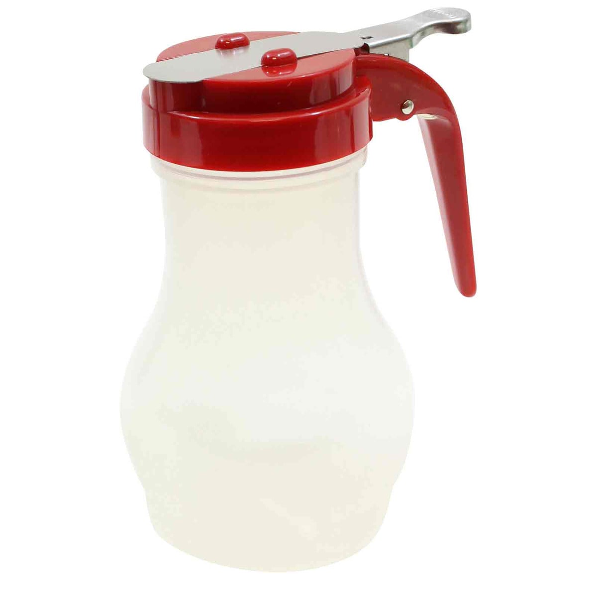 TableCraft PP410RE Teardrop Syrup Dispenser Red Polypropylene  10 Oz