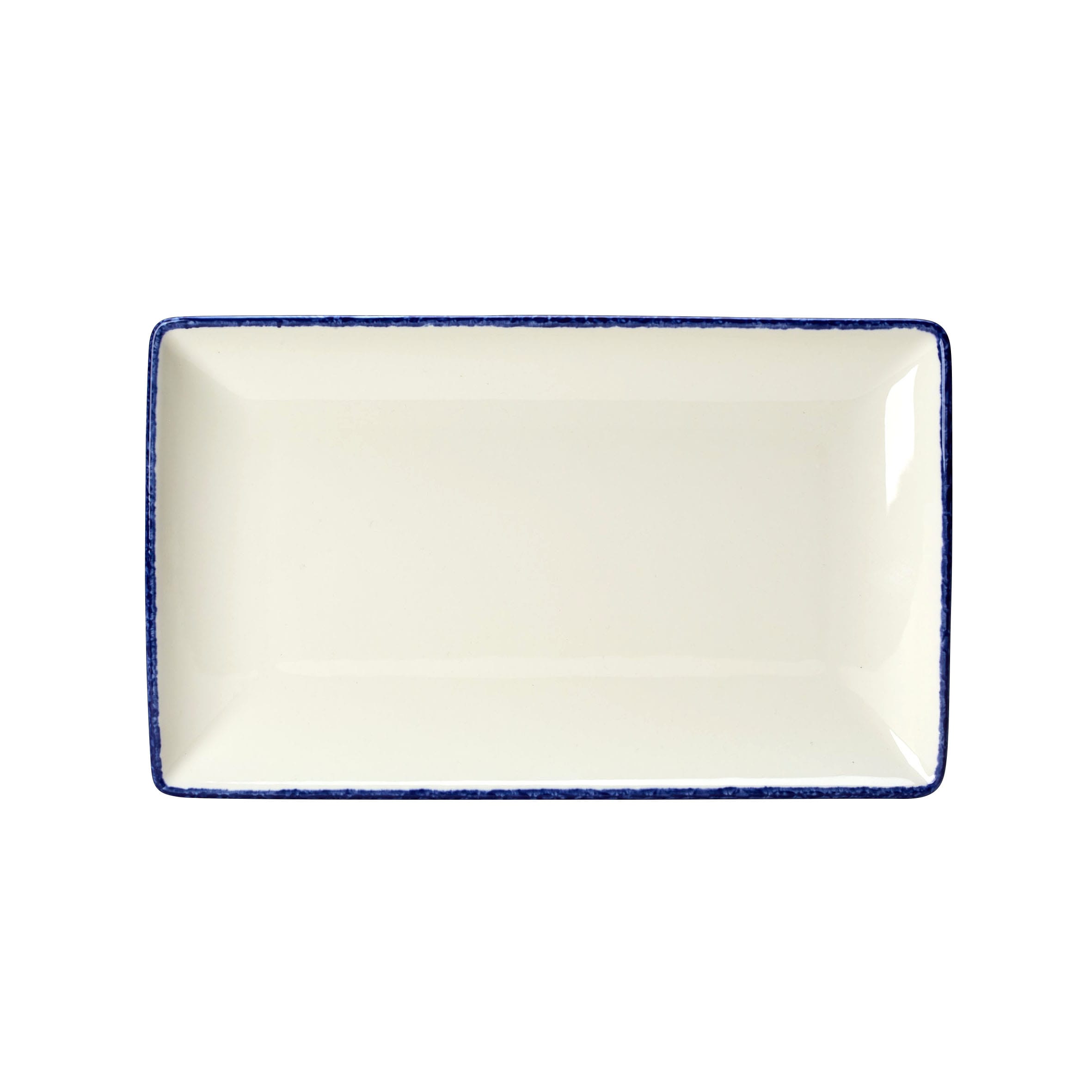 Steelite Performance Dapple Blue Taste Rectangle Tray L 13.0" W 7.5" H 0.75" 6/Case