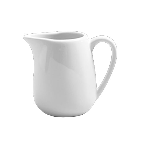 Steelite 6900E526 Varick Dinnerware Cafe Porcelain A La Carte Creamer L 3.375" H 2.88" (5.0 oz) 12/Case
