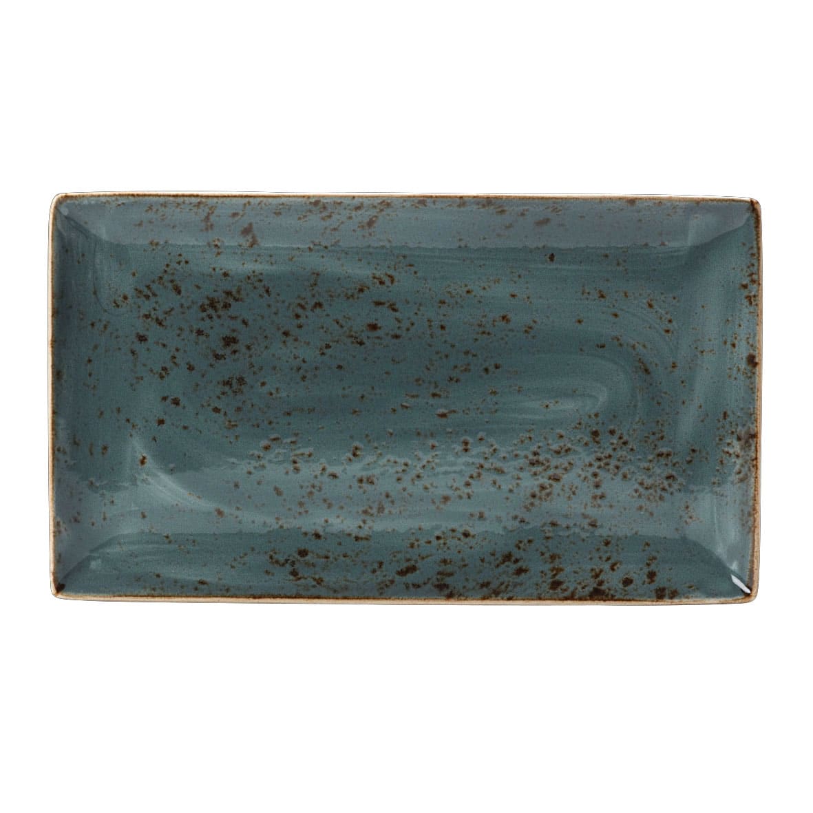 Steelite 11300556 Steelite Performance Craft Blue Taste Rectangle Tray L 13.0" W 7.5" H 0.75" 6/Case