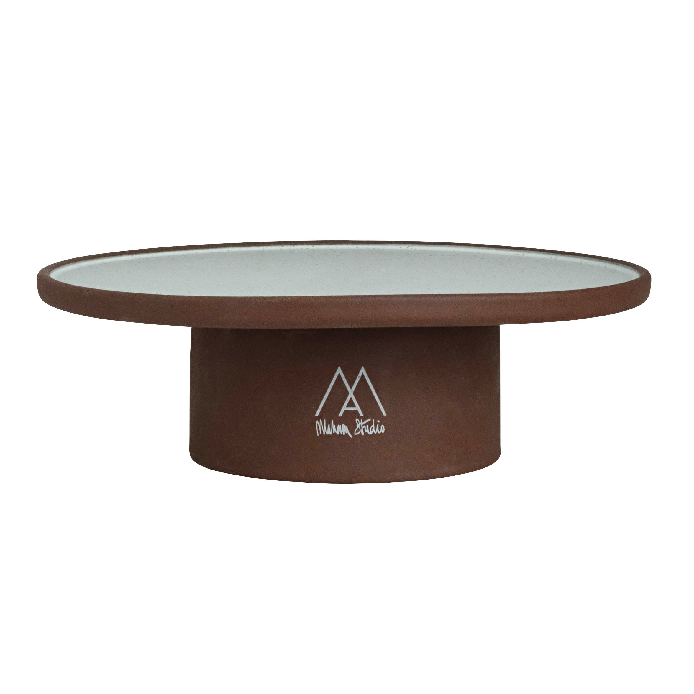 Steelite 6212RT003 Maham Studio Spice Sea Salt Elevated Platform D 6.0" H 1.75" 12/Case