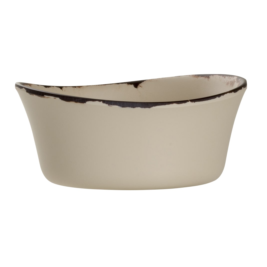 Steelite 7202DD016 Delfin Melamine Marisol Rustic Sandshell Grapefruit Bowl D 5.5" H 2.5" (16.0 oz) 12/Case