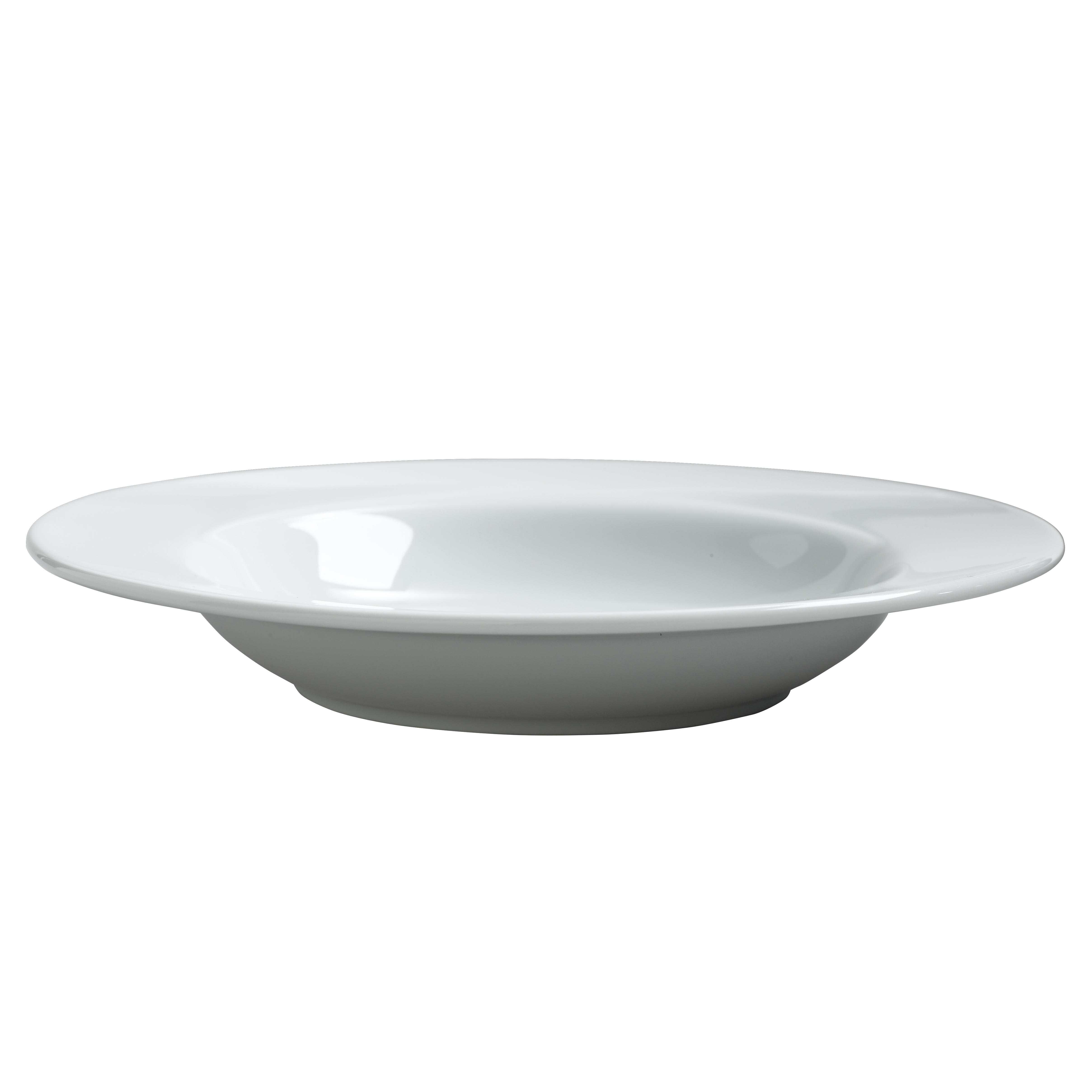 Steelite 6900E513 Varick Dinnerware Cafe Porcelain Classic Cafe Rim Soup Bowl D 9.0" H 1.5" (10.0 oz) 12/Case
