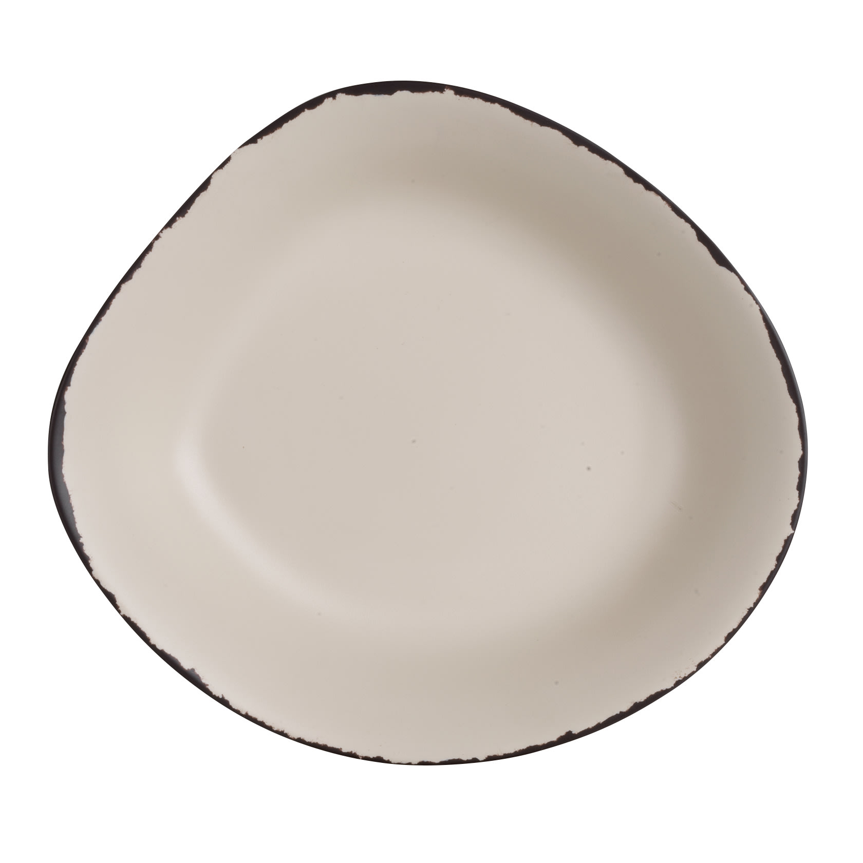 Steelite 7202DD023 Delfin Melamine Marisol Rustic Sandshell Pasta Bowl D 10.0" H 2.0" (1.25 qt) 12/Case