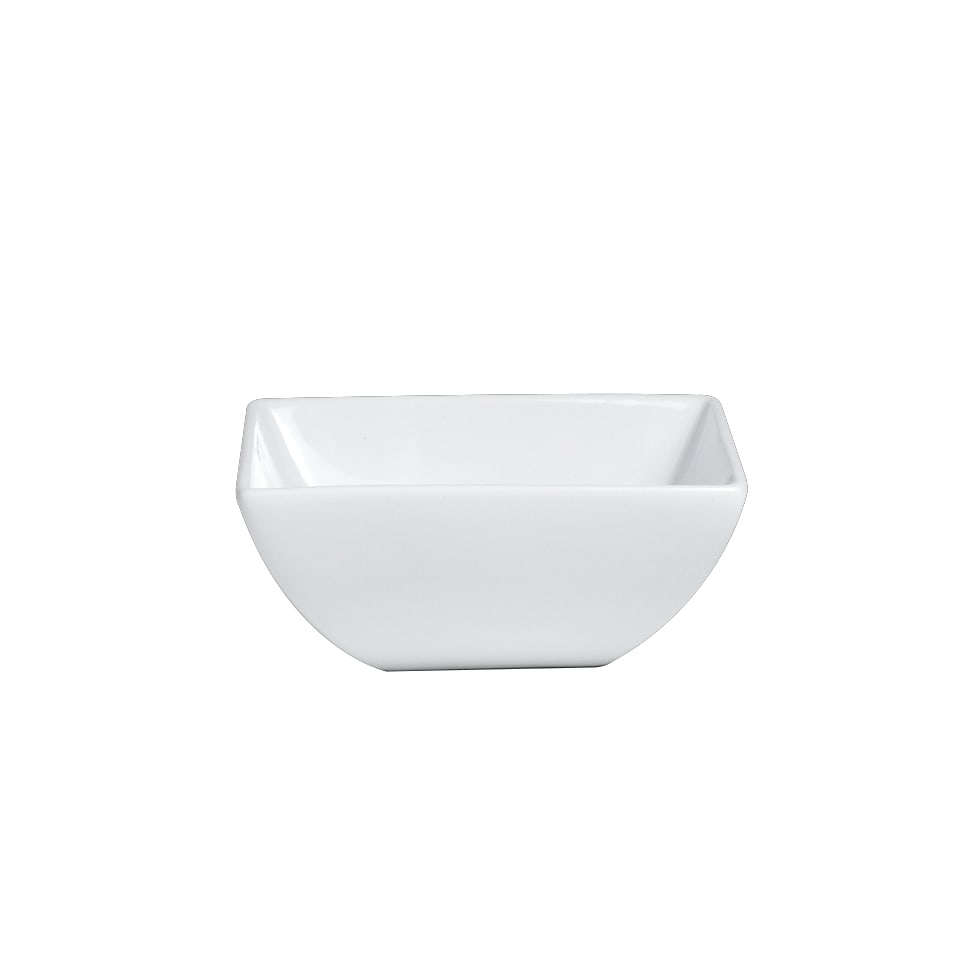 Steelite 6900E543 Varick Dinnerware Cafe Porcelain Pub Square Bowl L 4.0" W 4.0" H 1.75" (6.0 oz) 12/Case