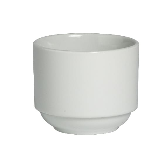 Steelite 6900E511 Varick Dinnerware Cafe Porcelain Classic Cafe Stack Bouillon Cup D 3.25" H 2.75" (7.0 oz) 12/Case
