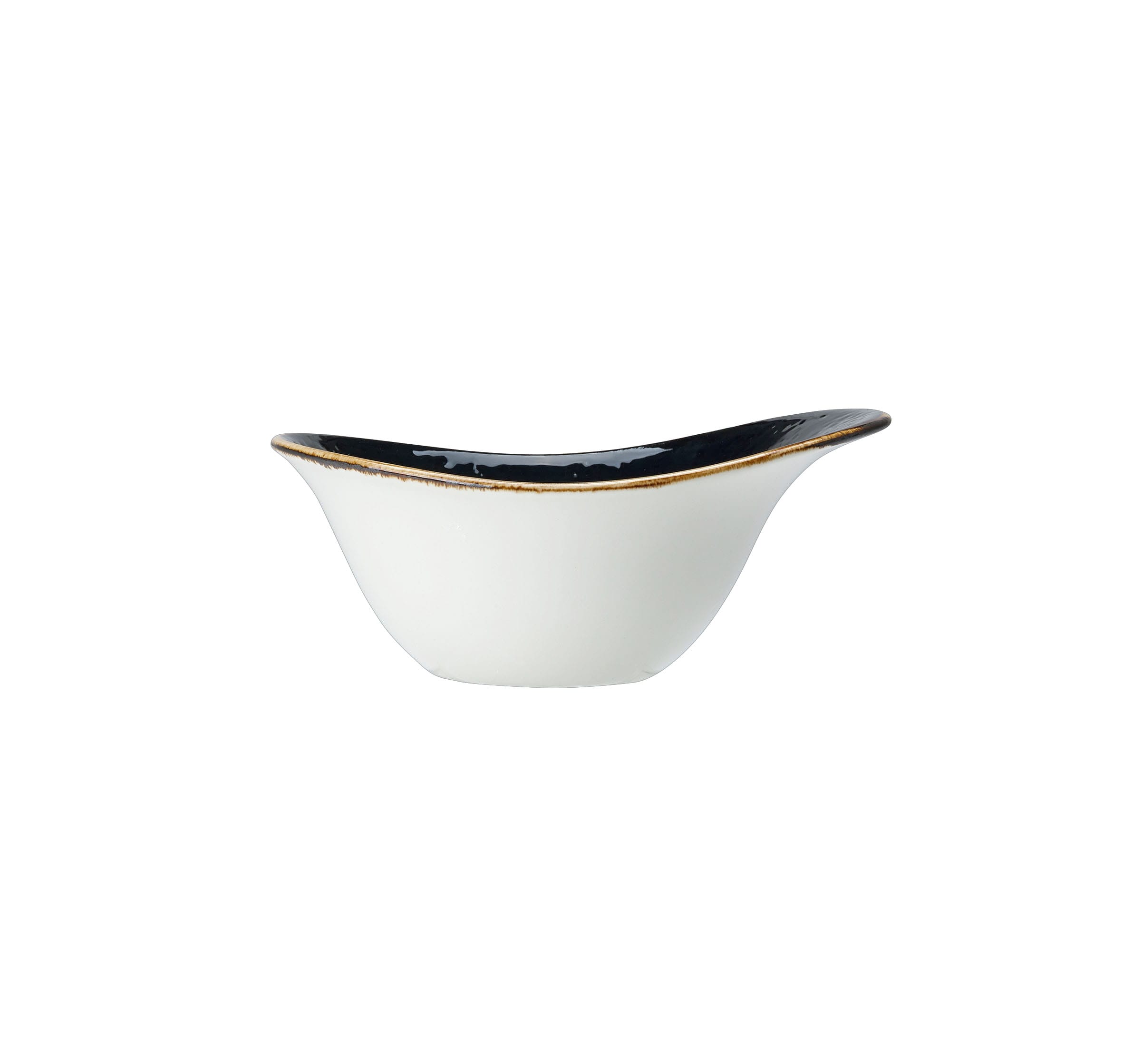 Steelite 12090524 Steelite Performance Craft Licorice Bowl L 7.0" W 5.5" H 3.5" (14.5 oz) 12/Case