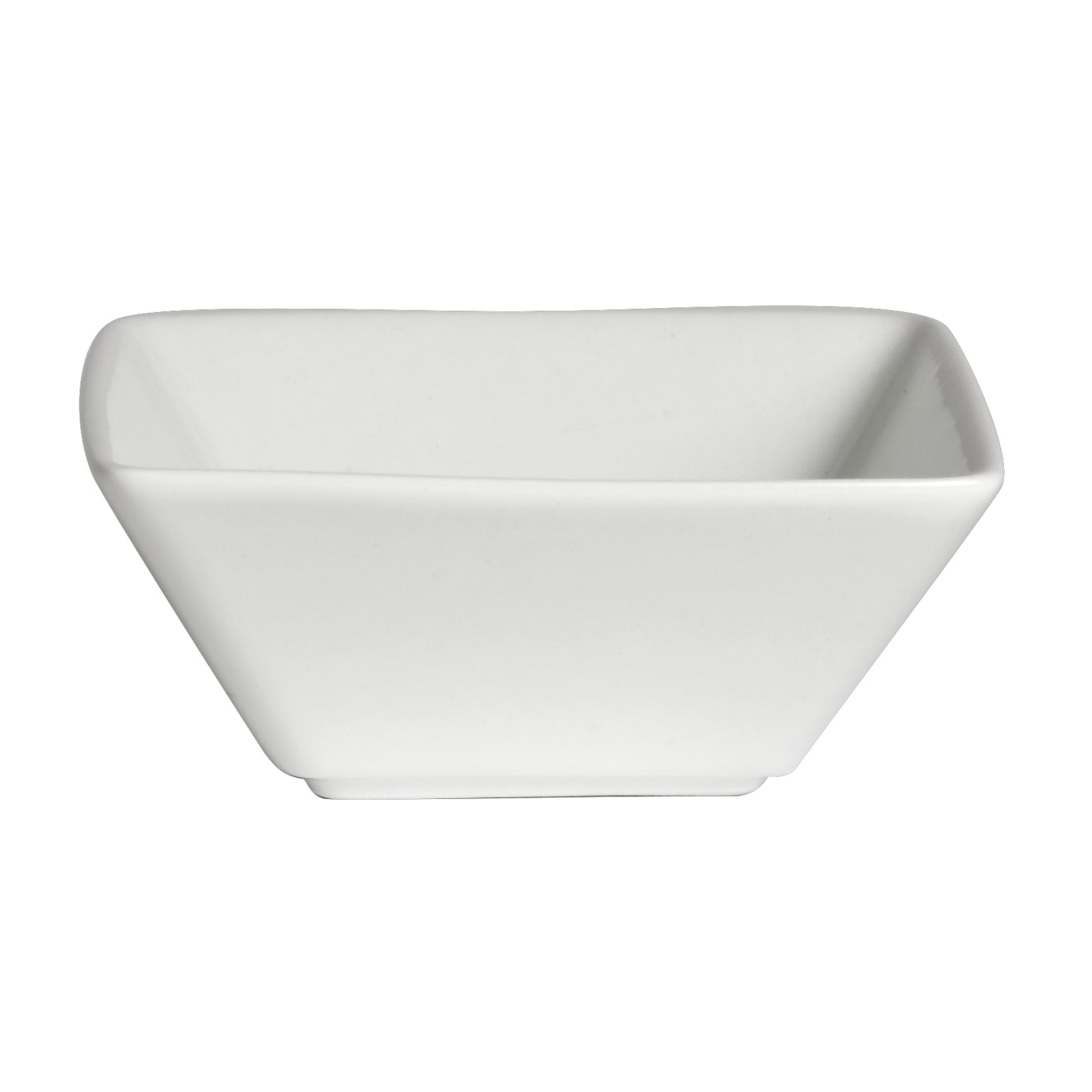 Steelite 6900E417 Varick Dinnerware Cafe Porcelain Pub Square Bowl L 4.0" W 4.0" H 1.625" (6.25 oz) 36/Case