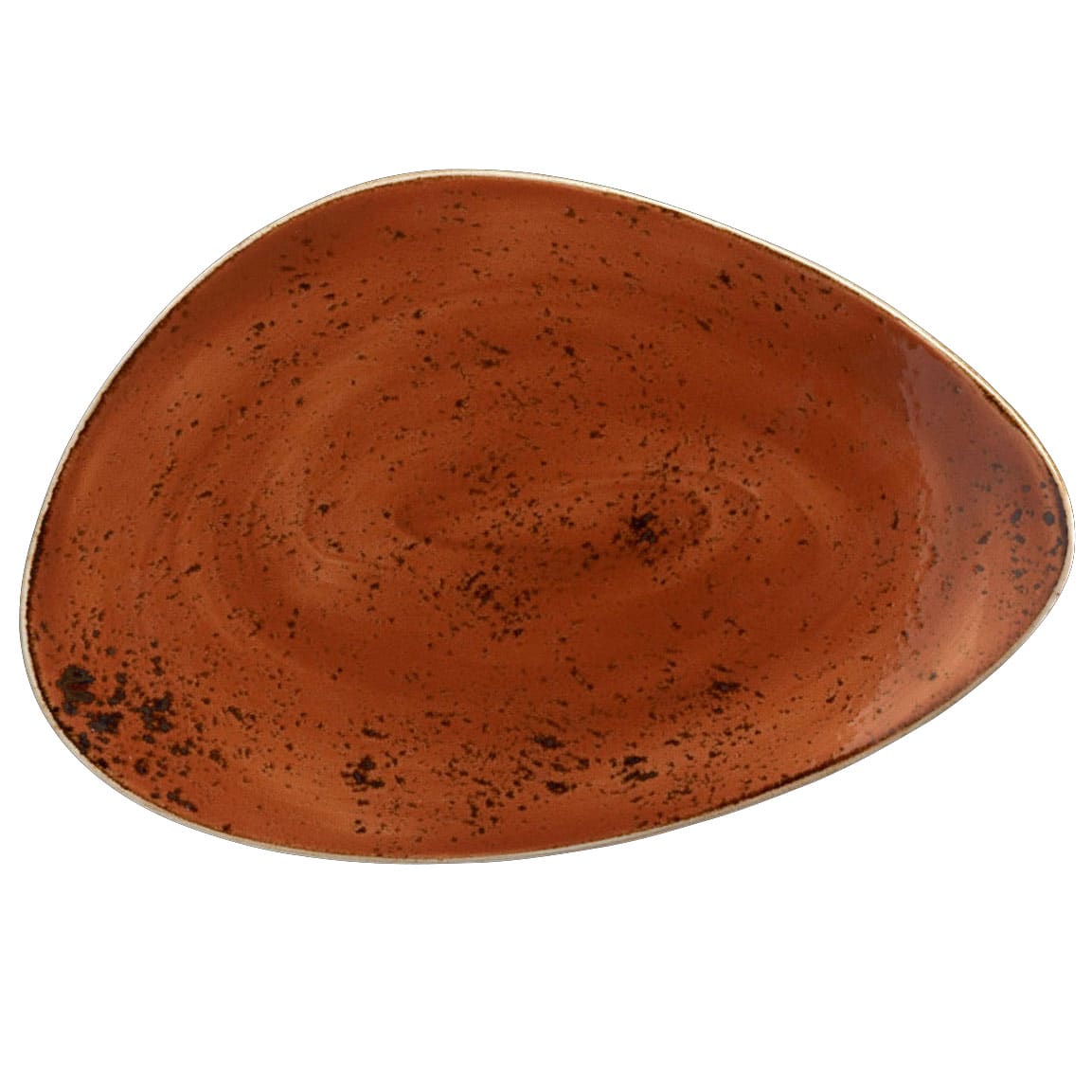 Steelite 11330501 Steelite Performance Craft Terracotta Plate L 14.625" W 9.625" H 1.875" 6/Case