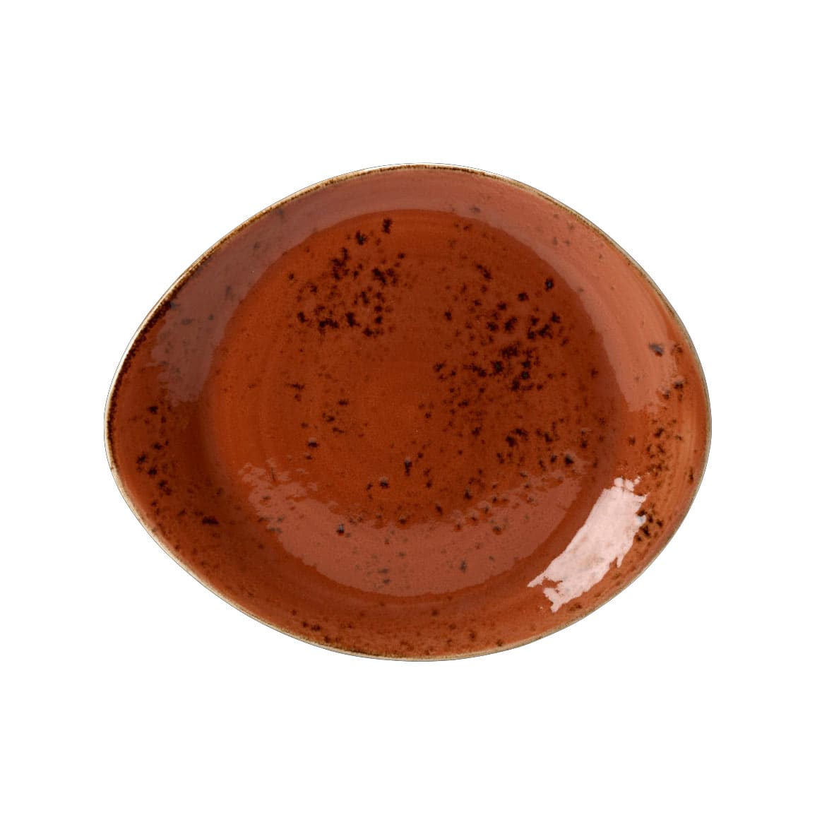 Steelite 11330521 Steelite Performance Craft Terracotta Plate L 10.0" W 8.125" H 1.0" 12/Case