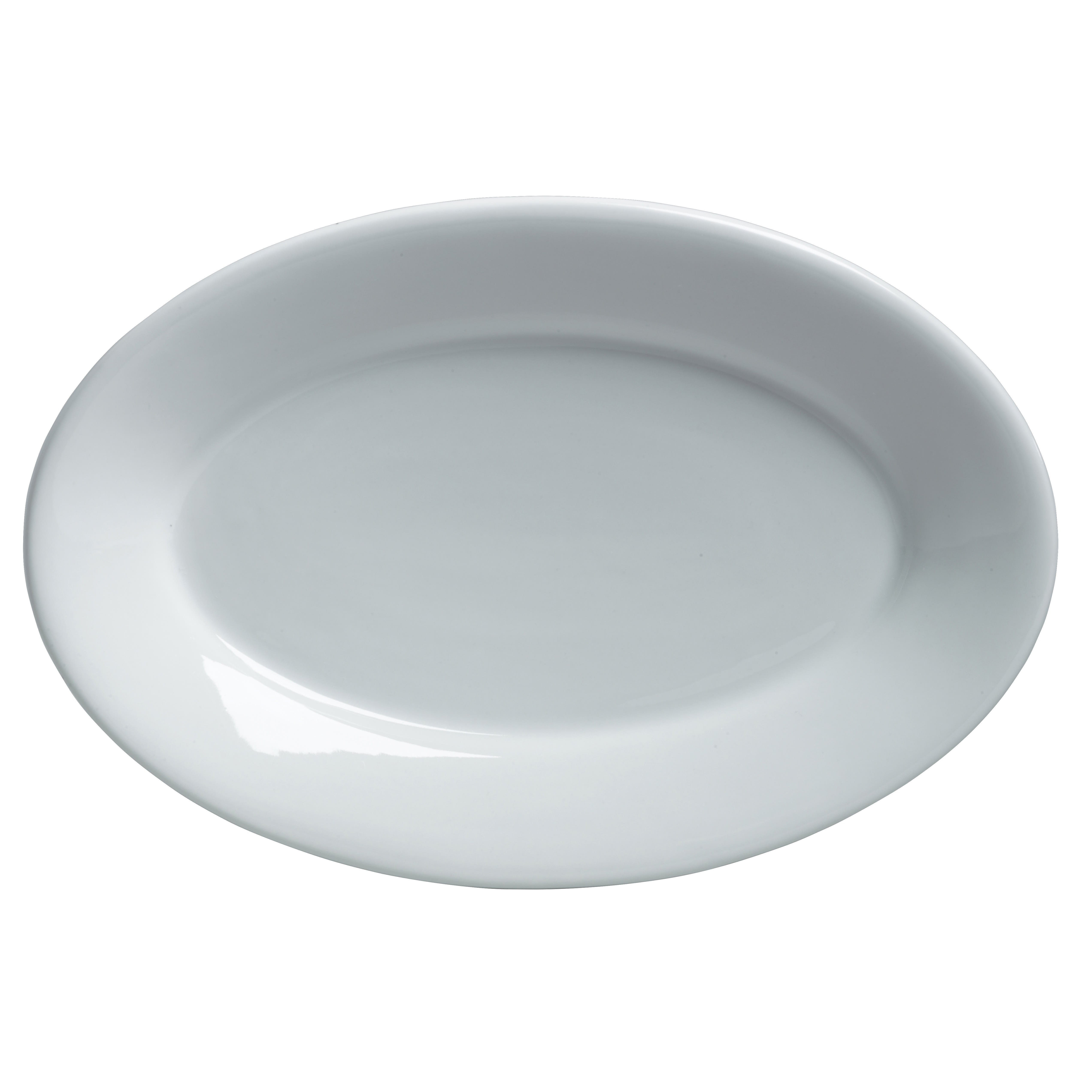 Steelite 6900E522 Varick Dinnerware Cafe Porcelain Classic Cafe Oval Platter D 8.25" W 2.875" 12/Case