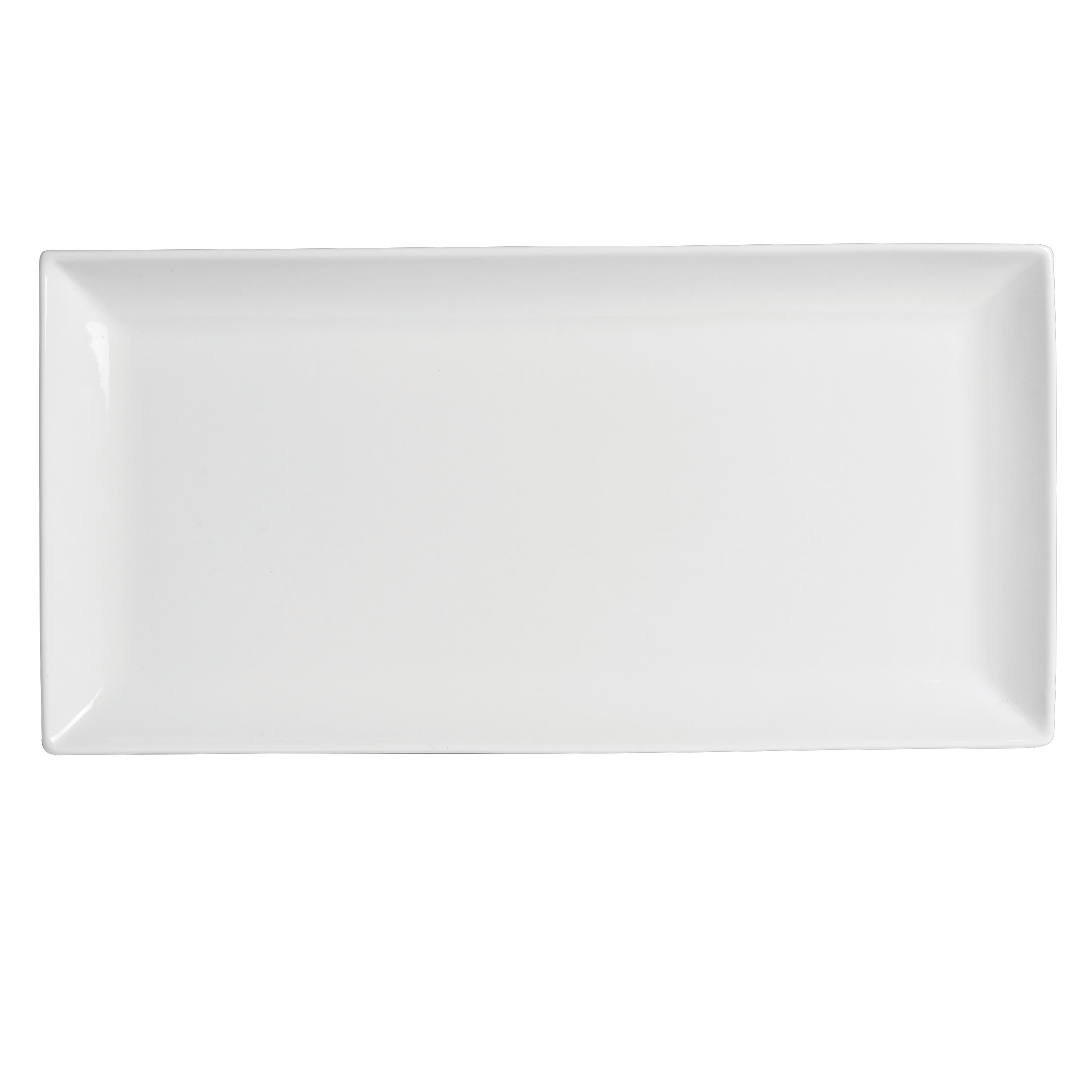 Steelite 6900E559 Varick Dinnerware Cafe Porcelain Pub Rectangle Plate L 15.0" W 7.0" 12/Case