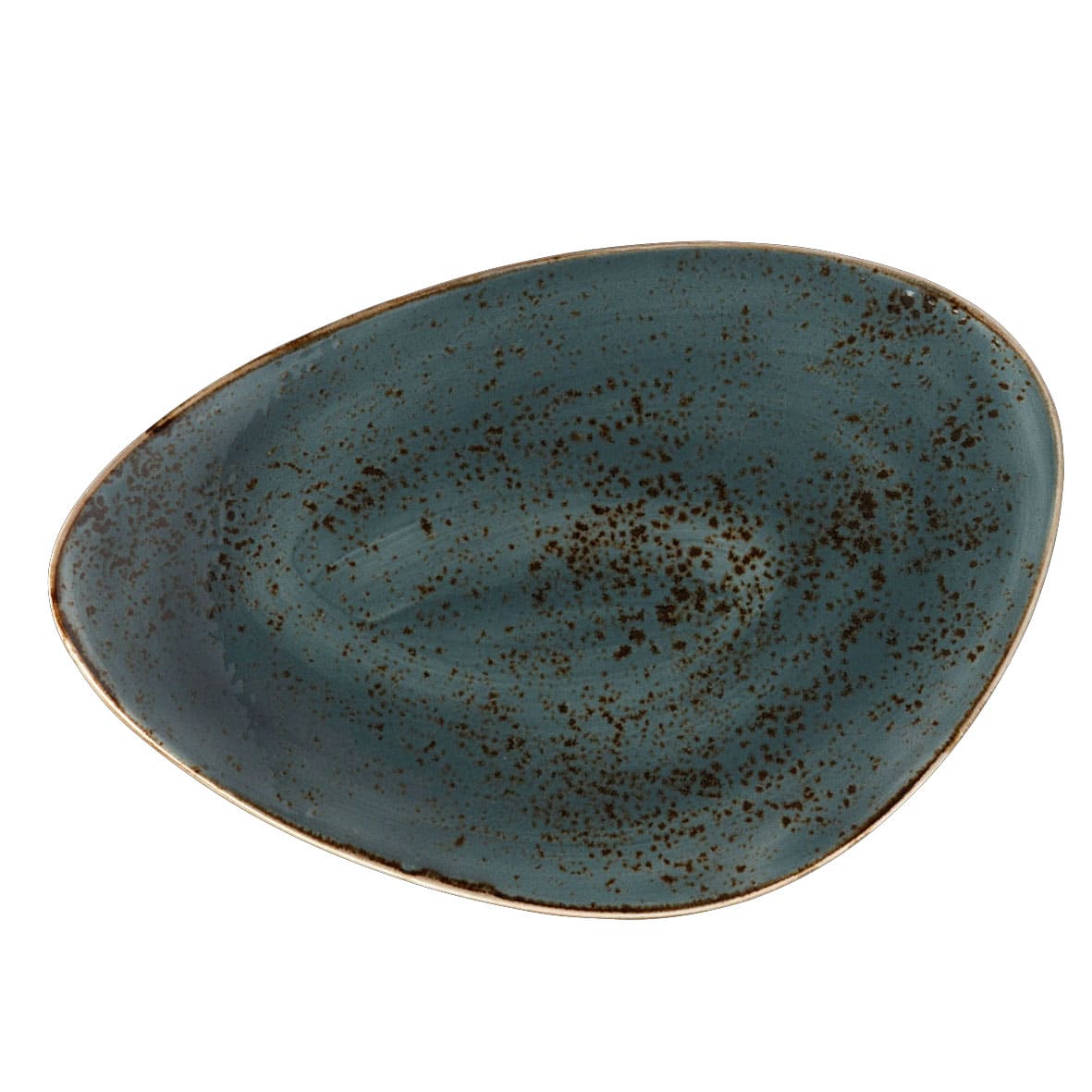 Steelite 11300501 Steelite Performance Craft Blue Plate L 14.625" W 9.625" H 1.875" 6/Case