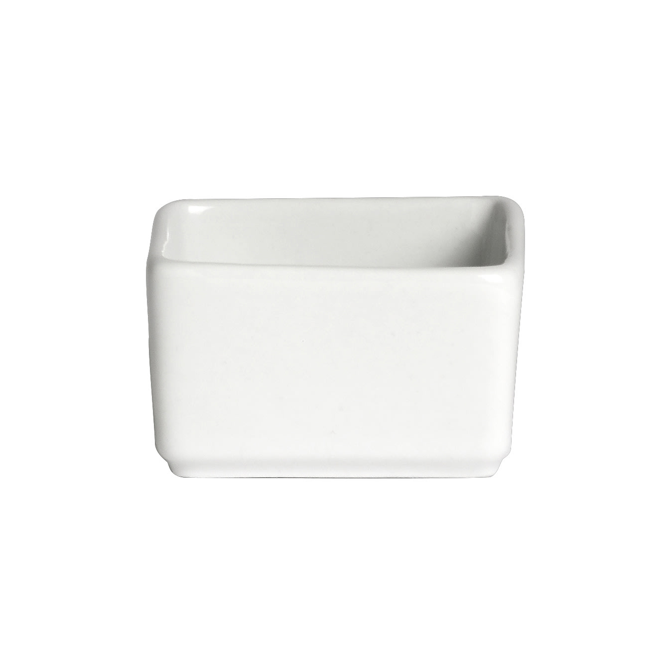 Steelite 6900E422 Varick Dinnerware Cafe Porcelain A La Carte Square Ramekin L 2.25" W 2.25" H 1.25" (2.25 oz) 36/Case