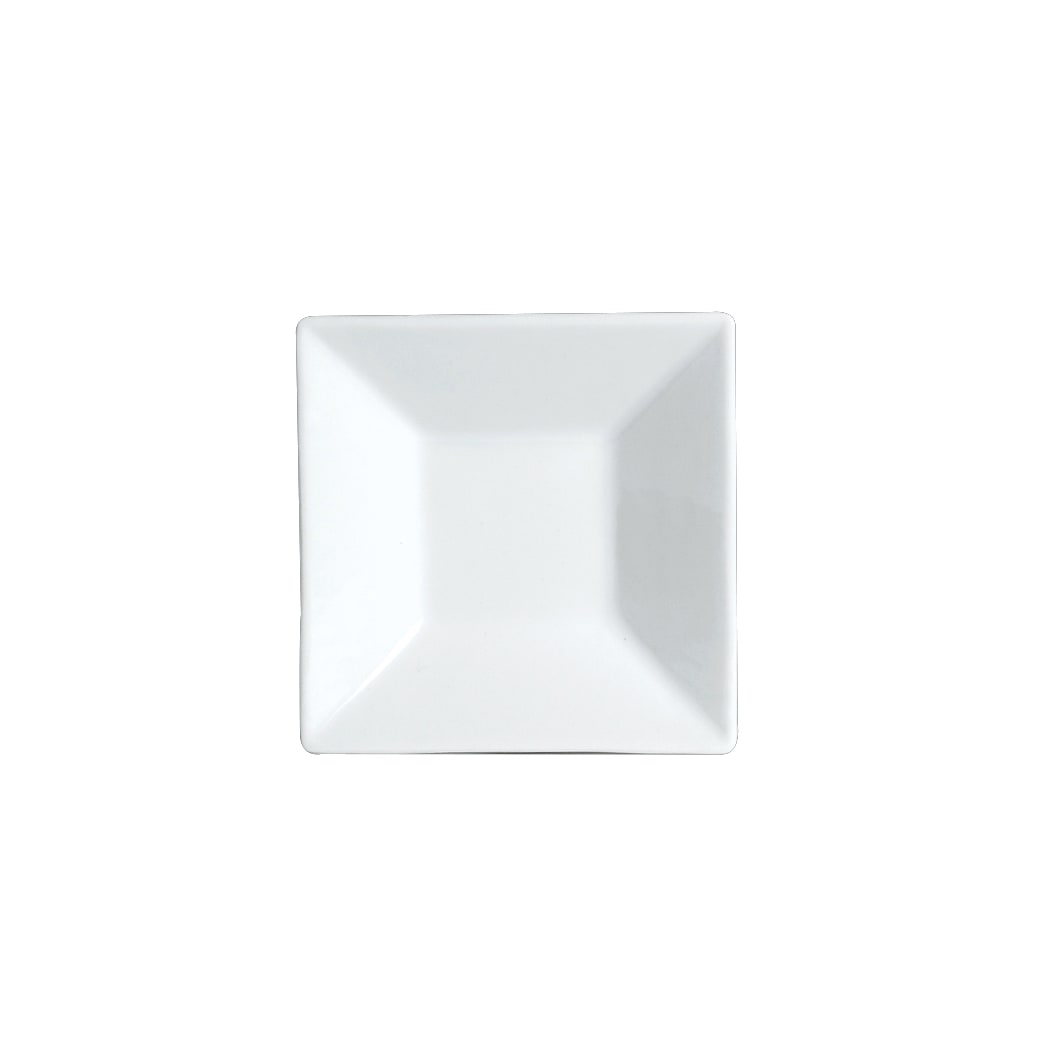 Steelite 6900E545 Varick Dinnerware Cafe Porcelain A La Carte Square Sauce Dish L 3.0" W 3.0" (0.5 oz) 12/Case