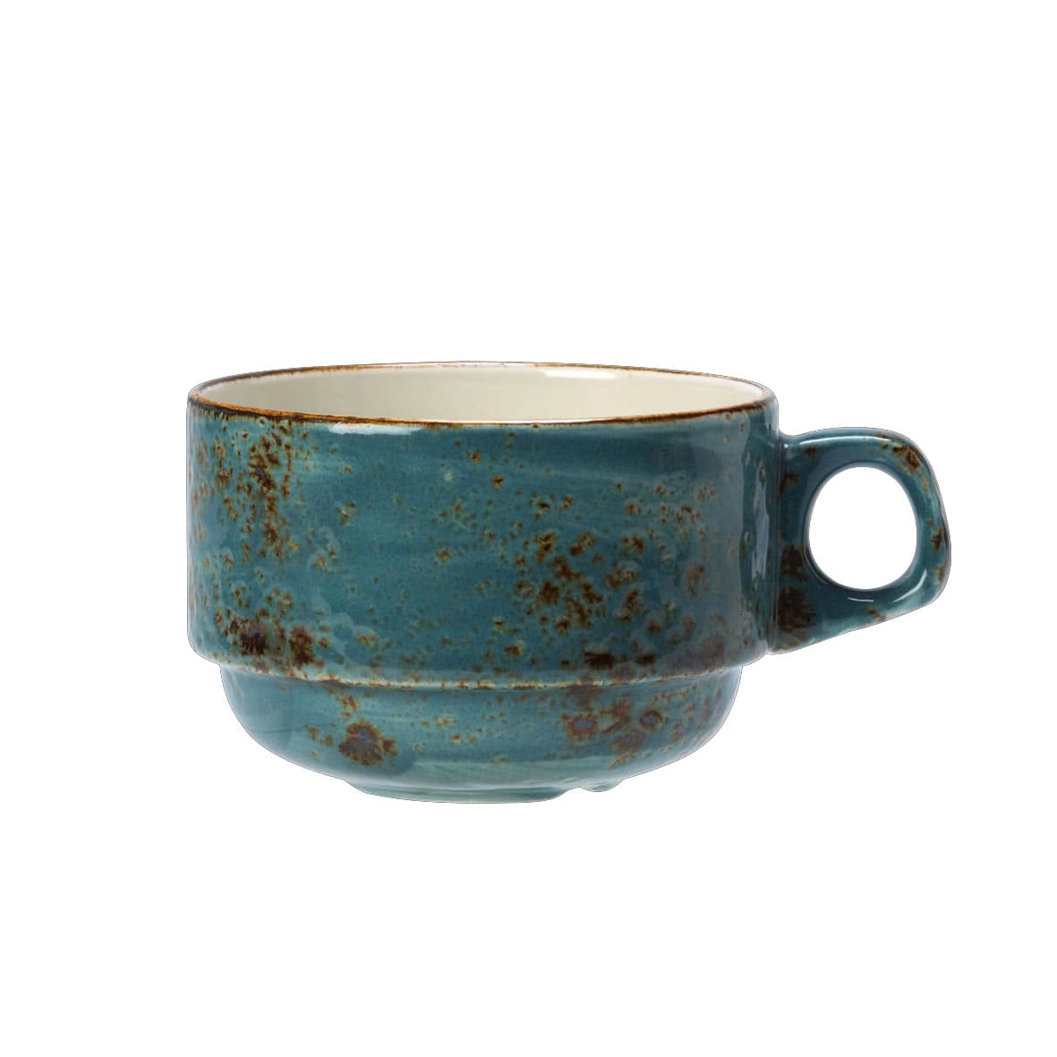 Steelite 11300217 Steelite Performance Craft Blue Slimline Stacking Cup L 4.375" W 3.375" H 2.5" (7.0 oz) 36/Case