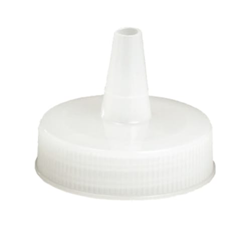 TableCraft 353TC Squeeze Bottle Cap Polypropylene 2.09" Wide TipTop Clear  2.31" x 2.31" x 2"