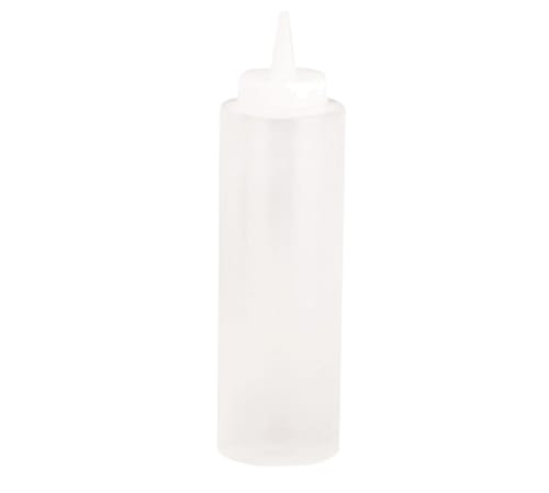 TableCraft 112C-1 Squeeze Bottle Clear Polyethylene 12 Oz